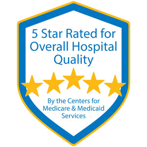 5 star rating badge