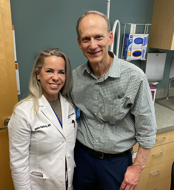 Tom Holubeck and Janice Rafferty