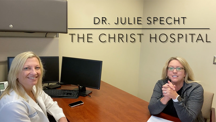 Julie Specht, MD, breast expert, talks with Q102 radio personality about breast cancer myths. 
