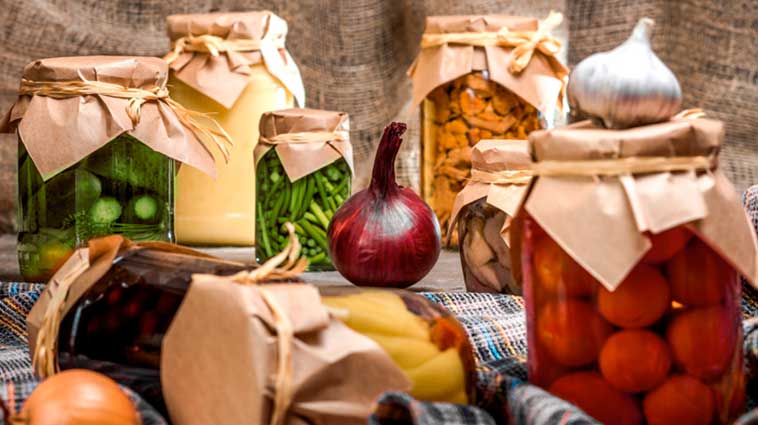 A pantry stocked with plenty of delicious fresh produce