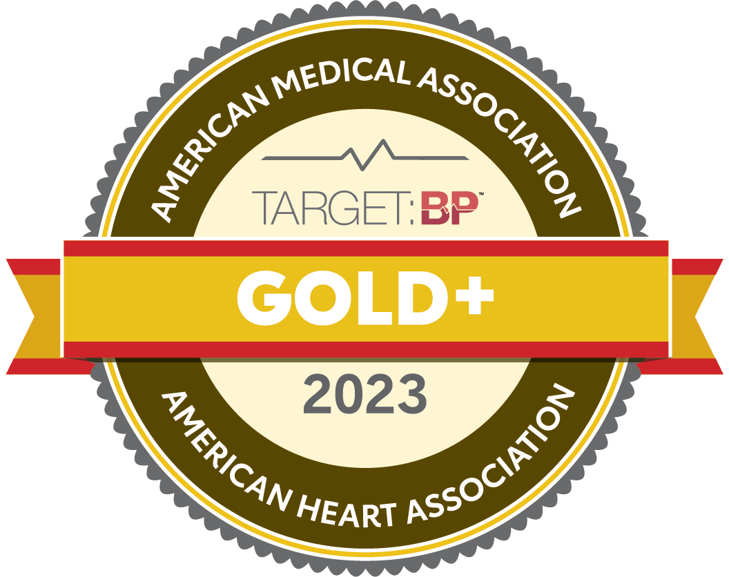 Gold plus distinction for blood pressure control