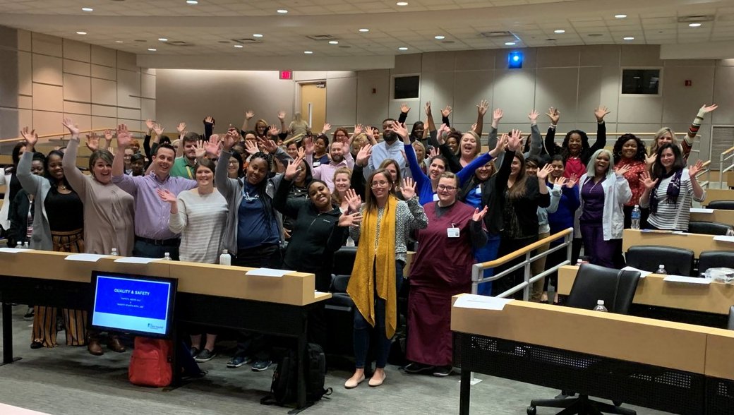 A New Hire Orientation class at The Christ Hospital