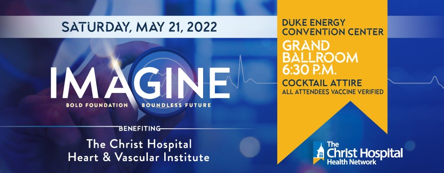 Graphic for The Christ Hospital Foundation Gala, Imagine: Bold Foundation, Boundless Future.