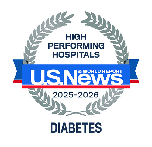 US News & World Report High Performing Hospital - Diabetes