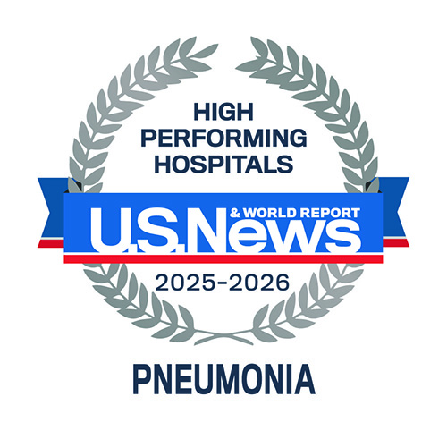 US News & World Report High Performing Hospital - Pneumonia