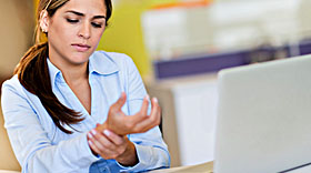 Hand and wrist care at The Christ Hospital in Cincinnati, Ohio. 