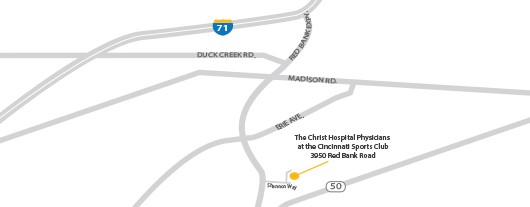 The Christ Hospital Physicians location at the Cincinnati Sport Club on Red Bank Road