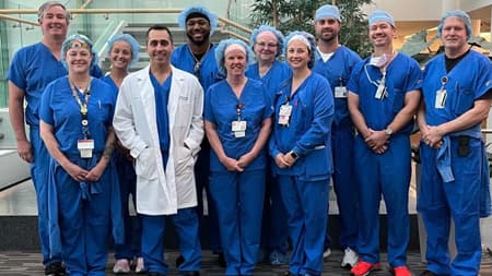 Christ Hospital beating heart transplant