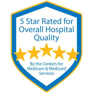 Five-Star Rated for Overall Hospital Quality