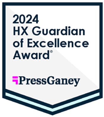 Press Ganey's Human Experience Guardian of Excellence Award