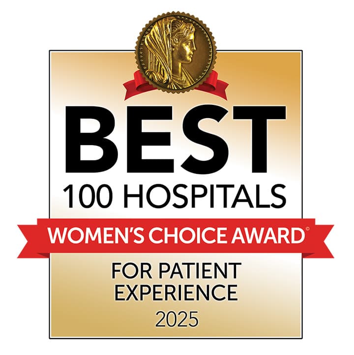 Women's Choice Award for Being One of America’s Best 100 Hospitals