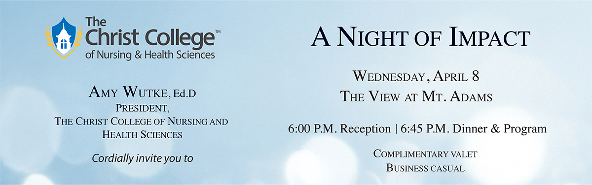 The Christ College of Nursing and Health Sciences Night of Impact