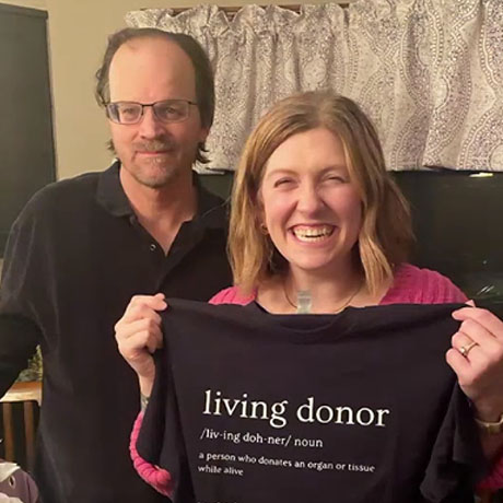 Kidney donation thanks to yard sign
